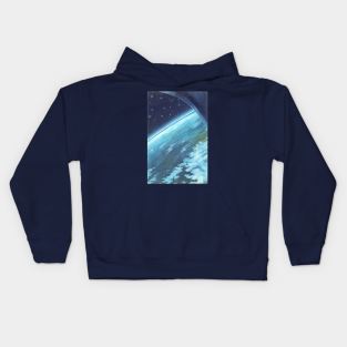 Vintage Science Fiction Kids Hoodie